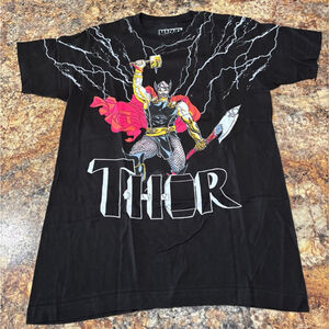 Marvel Thor Lightning Front & Back Graphic Tee
